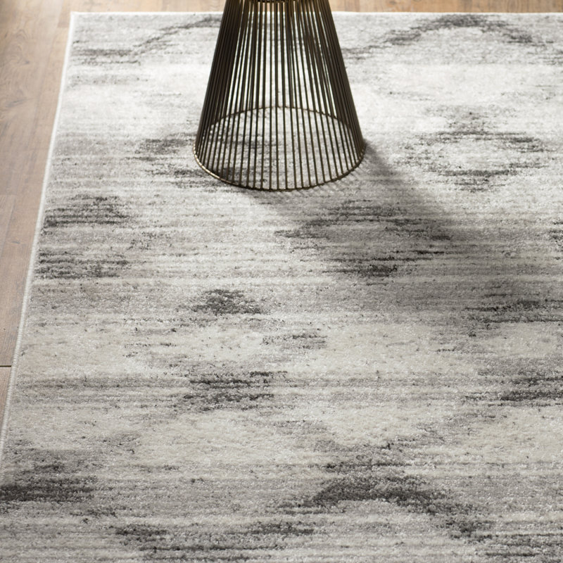 Trent Austin Design Costa Mesa Silver/Charcoal Area Rug & Reviews Wayfair